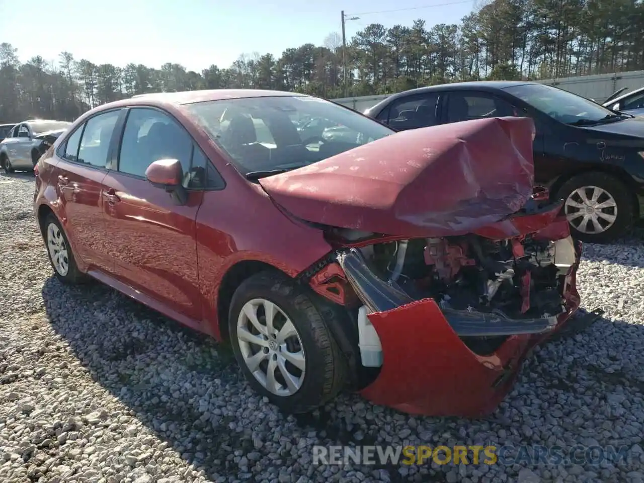 1 Photograph of a damaged car 5YFEPMAE1MP239166 TOYOTA COROLLA 2021