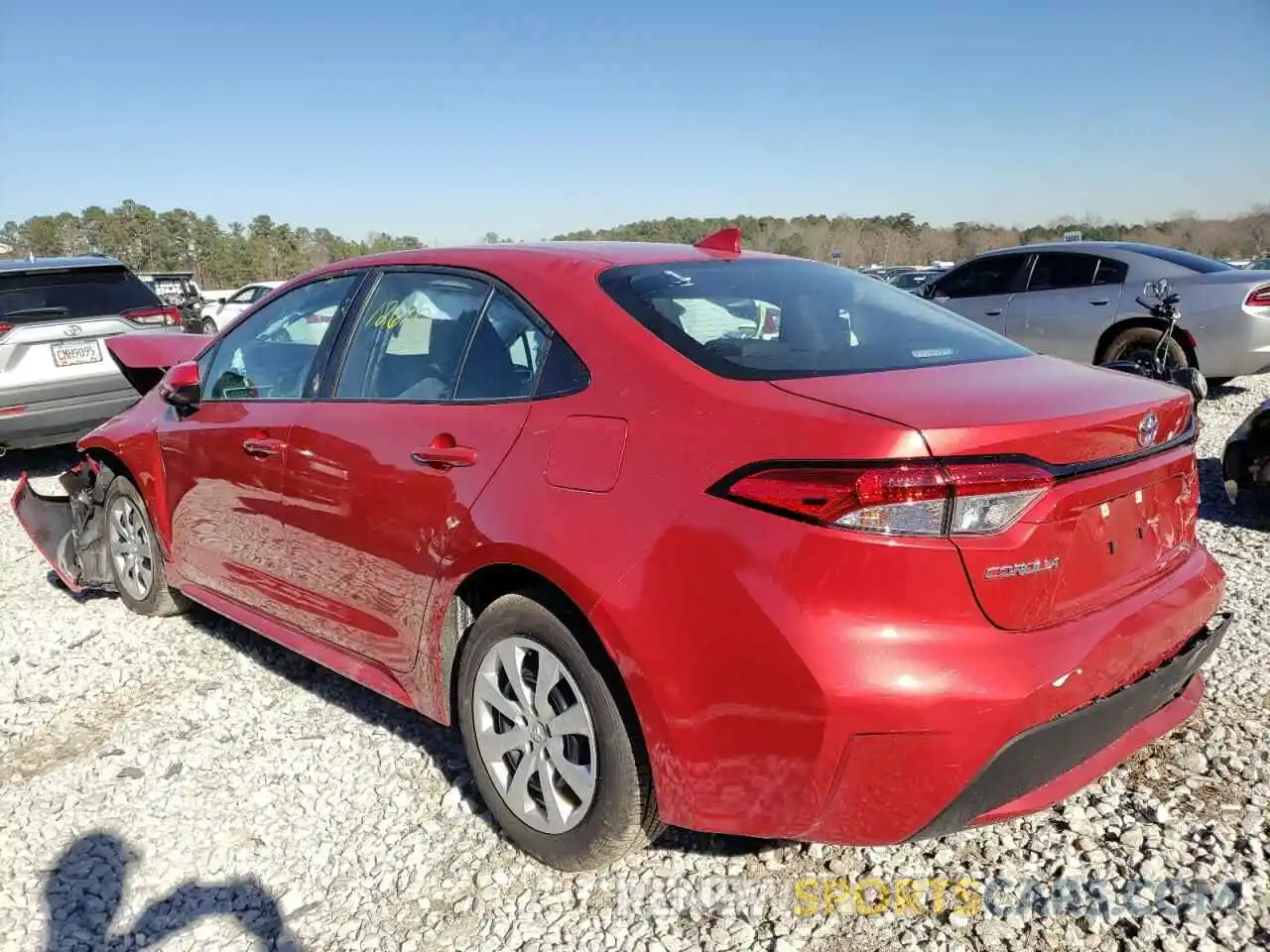 3 Photograph of a damaged car 5YFEPMAE1MP239166 TOYOTA COROLLA 2021