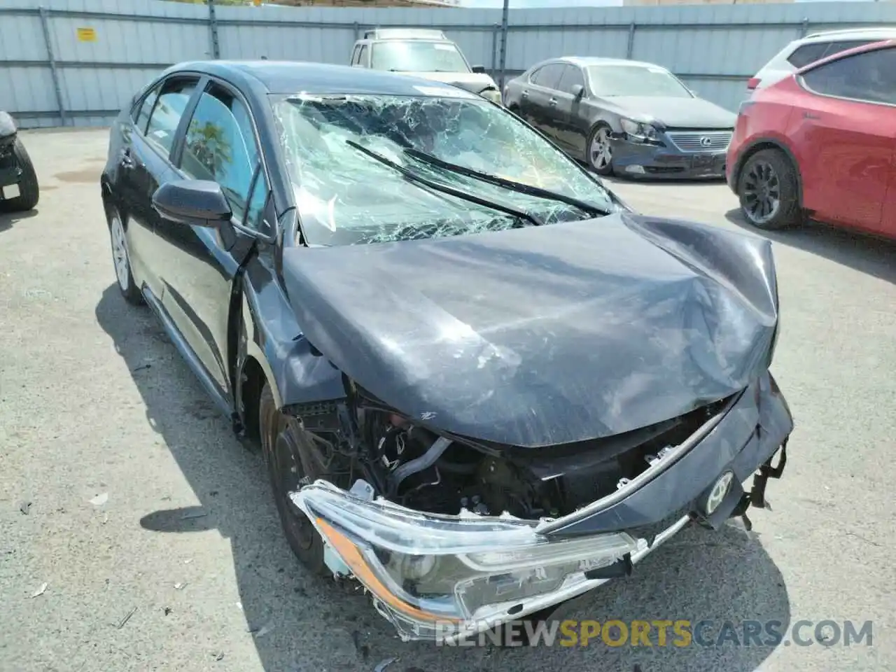 1 Photograph of a damaged car 5YFEPMAE1MP239720 TOYOTA COROLLA 2021