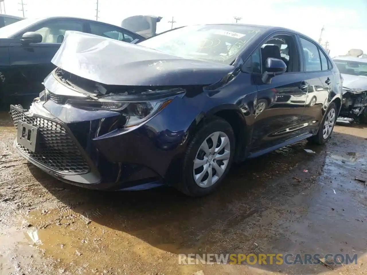 2 Photograph of a damaged car 5YFEPMAE1MP240513 TOYOTA COROLLA 2021