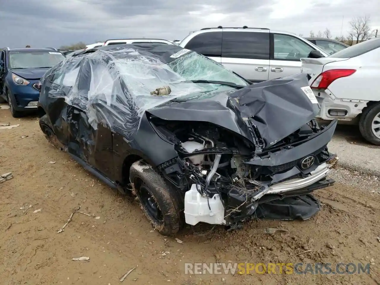 1 Photograph of a damaged car 5YFEPMAE1MP240818 TOYOTA COROLLA 2021