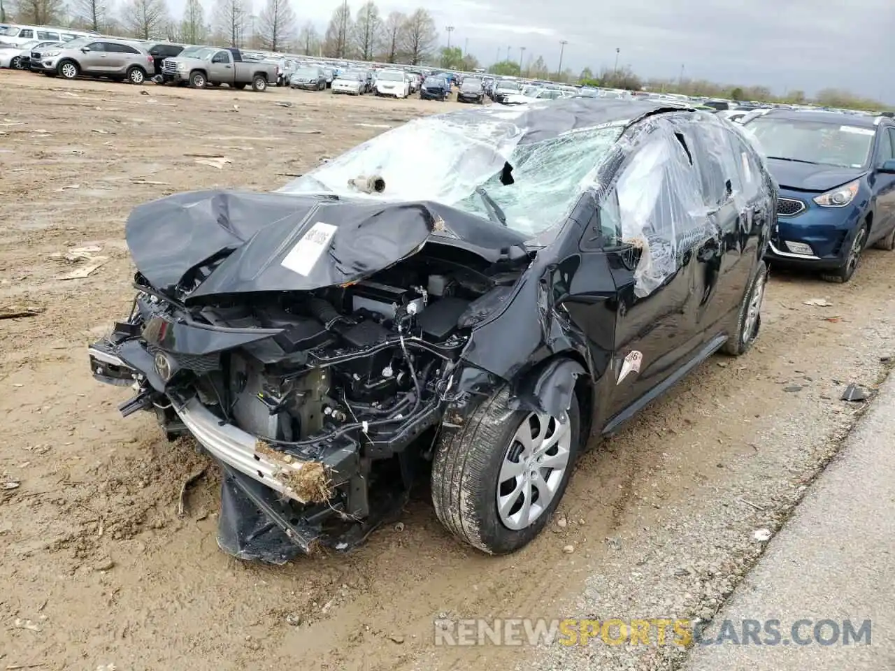 2 Photograph of a damaged car 5YFEPMAE1MP240818 TOYOTA COROLLA 2021