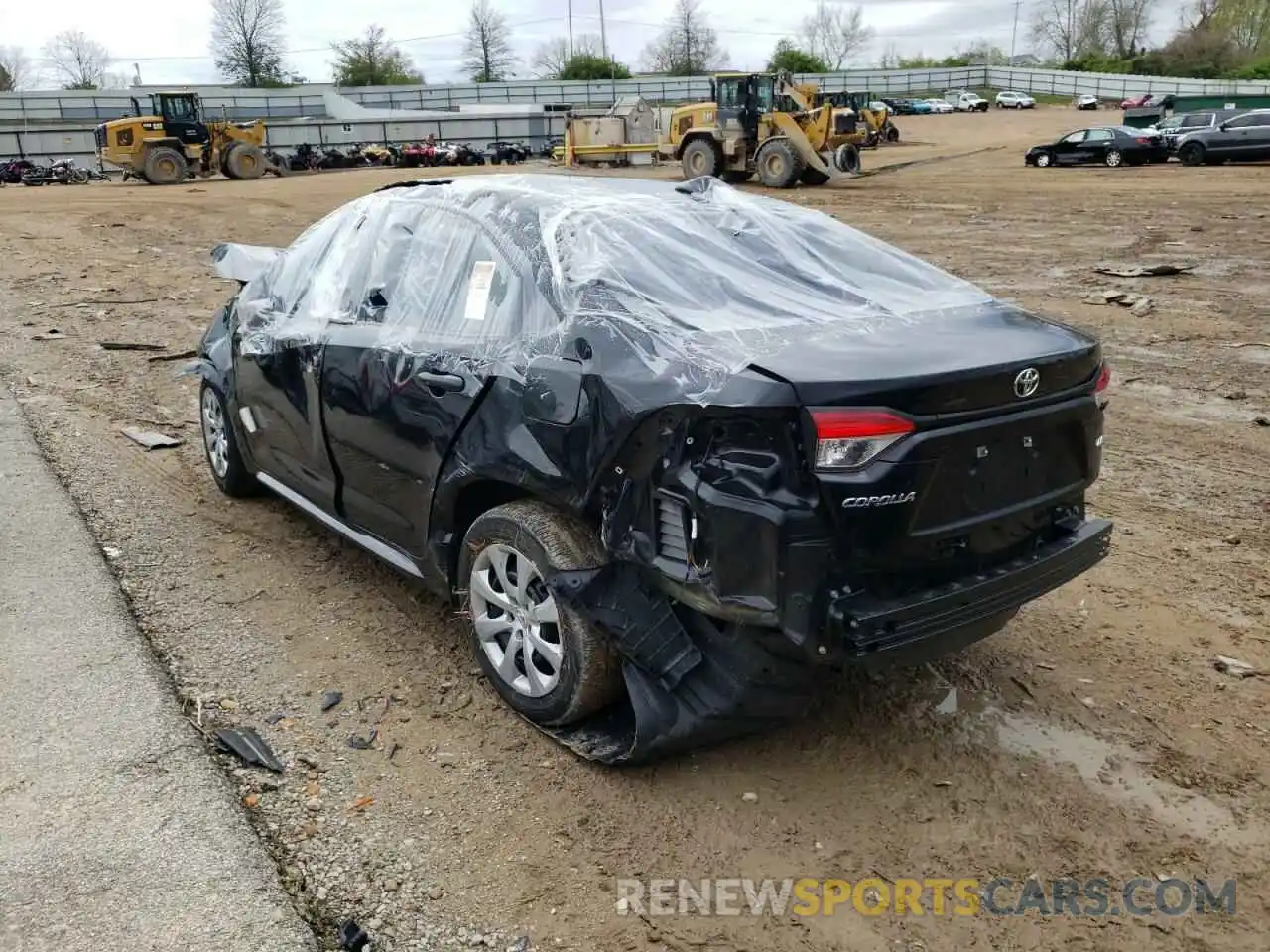 3 Photograph of a damaged car 5YFEPMAE1MP240818 TOYOTA COROLLA 2021