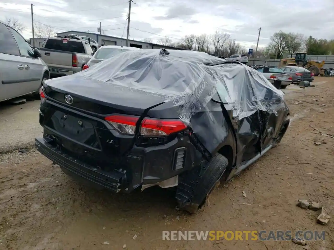 4 Фотография поврежденного автомобиля 5YFEPMAE1MP240818 TOYOTA COROLLA 2021