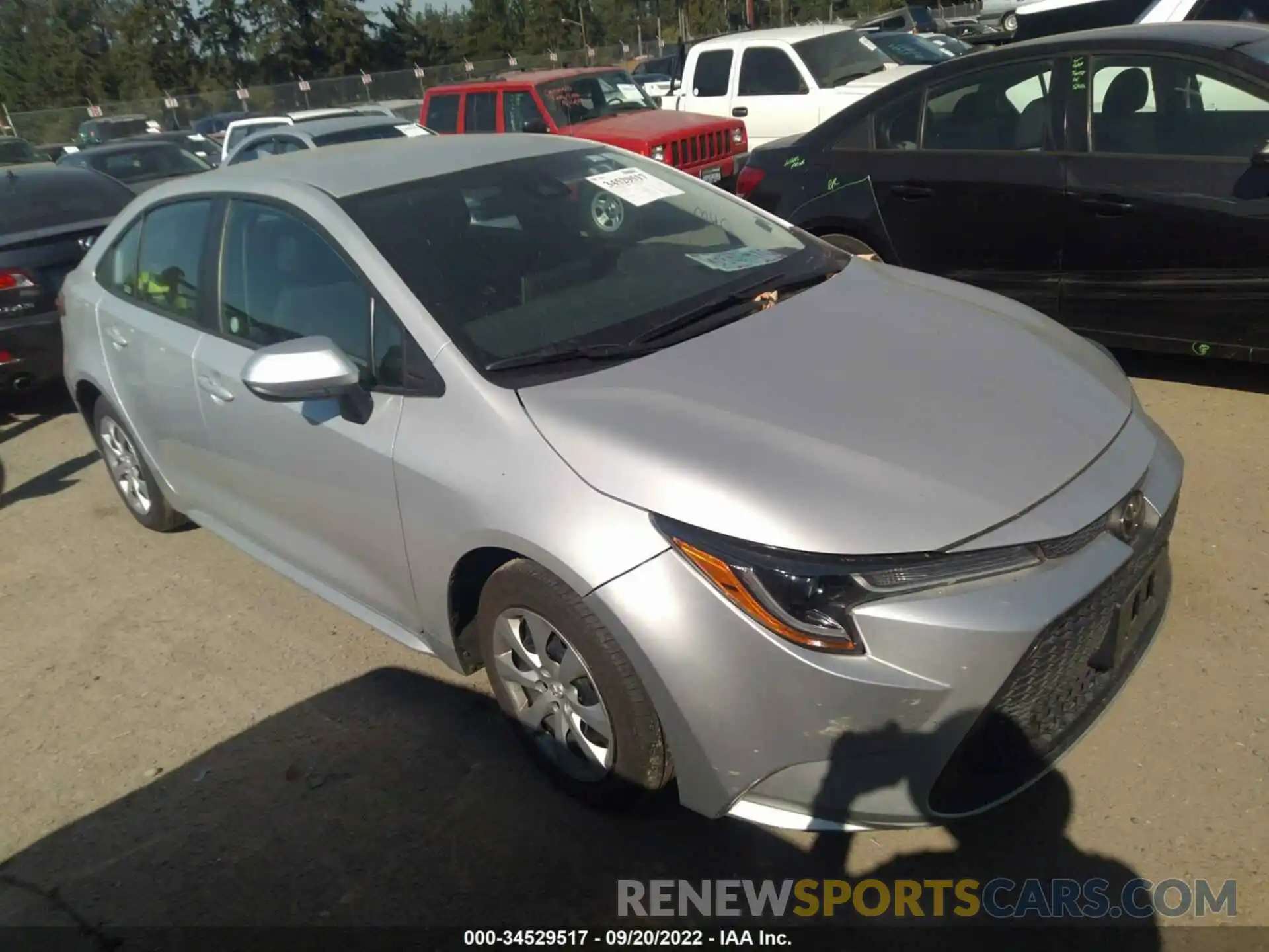 1 Photograph of a damaged car 5YFEPMAE1MP241998 TOYOTA COROLLA 2021