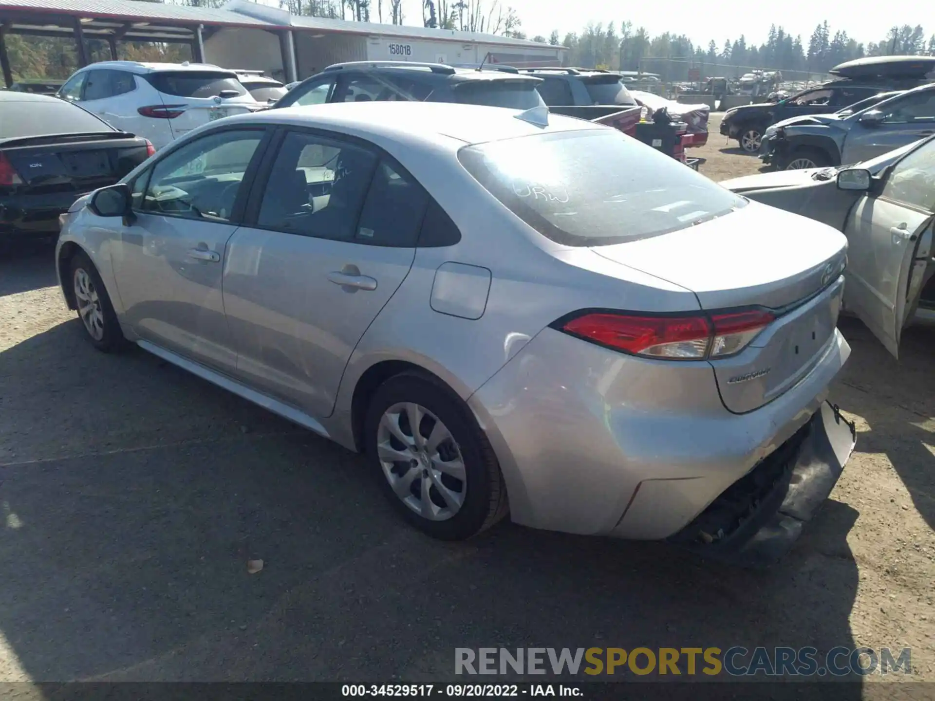 3 Photograph of a damaged car 5YFEPMAE1MP241998 TOYOTA COROLLA 2021