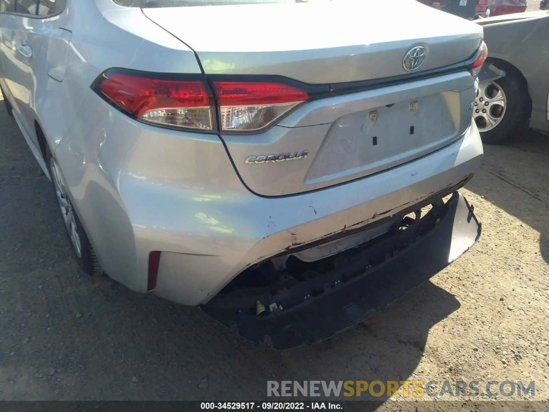 6 Photograph of a damaged car 5YFEPMAE1MP241998 TOYOTA COROLLA 2021