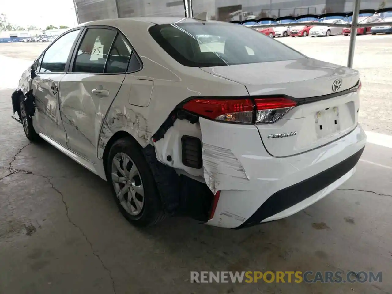 3 Photograph of a damaged car 5YFEPMAE1MP244917 TOYOTA COROLLA 2021