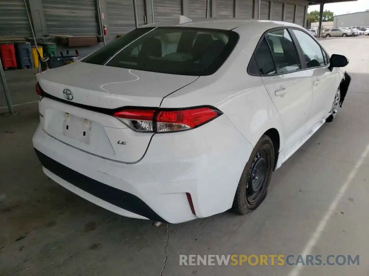 4 Photograph of a damaged car 5YFEPMAE1MP244917 TOYOTA COROLLA 2021