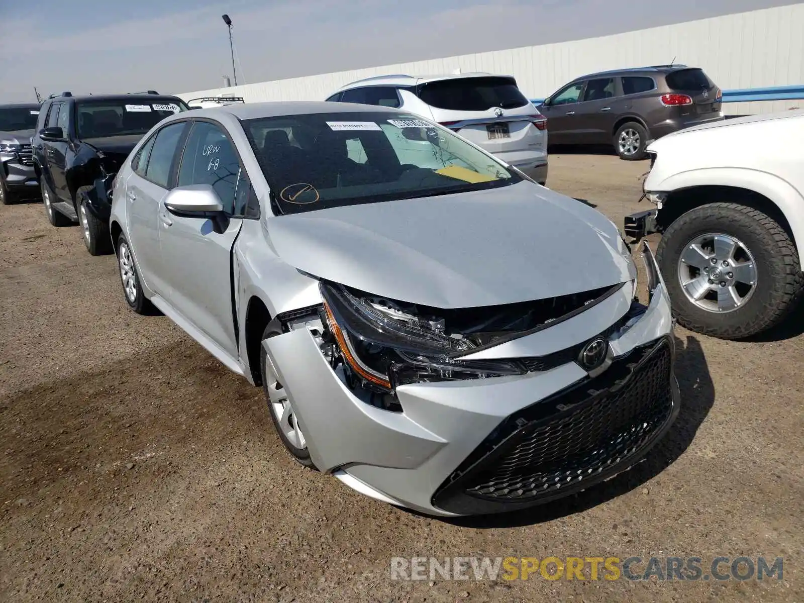 1 Photograph of a damaged car 5YFEPMAE1MP244920 TOYOTA COROLLA 2021