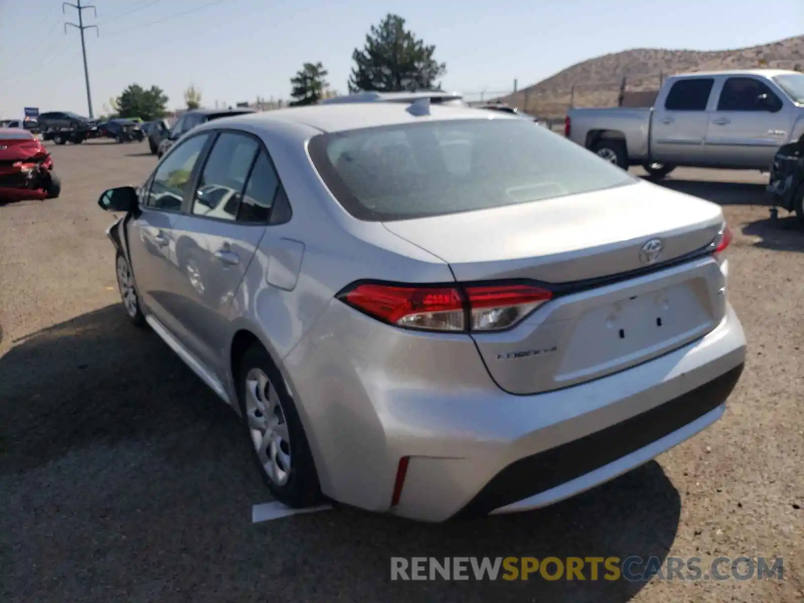 3 Photograph of a damaged car 5YFEPMAE1MP244920 TOYOTA COROLLA 2021