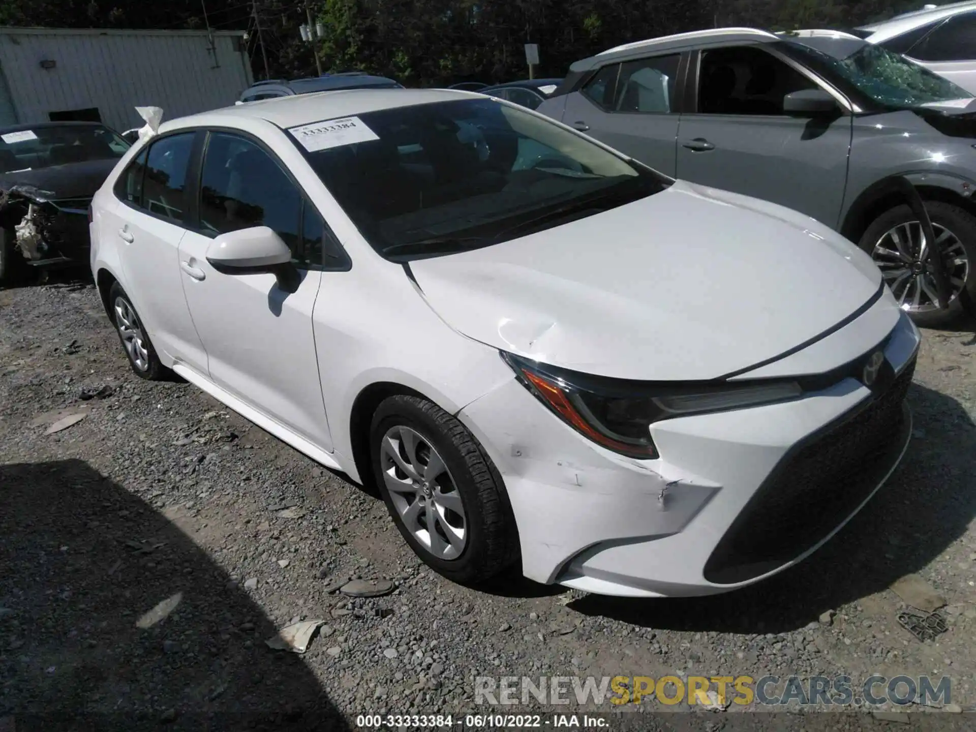 1 Photograph of a damaged car 5YFEPMAE1MP244979 TOYOTA COROLLA 2021