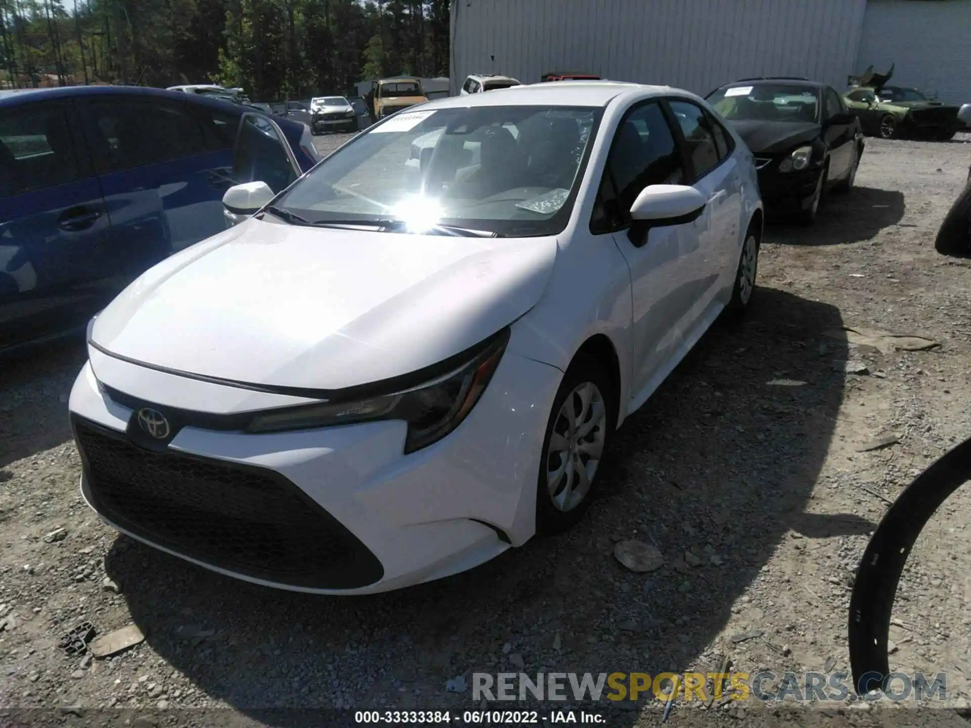 2 Photograph of a damaged car 5YFEPMAE1MP244979 TOYOTA COROLLA 2021