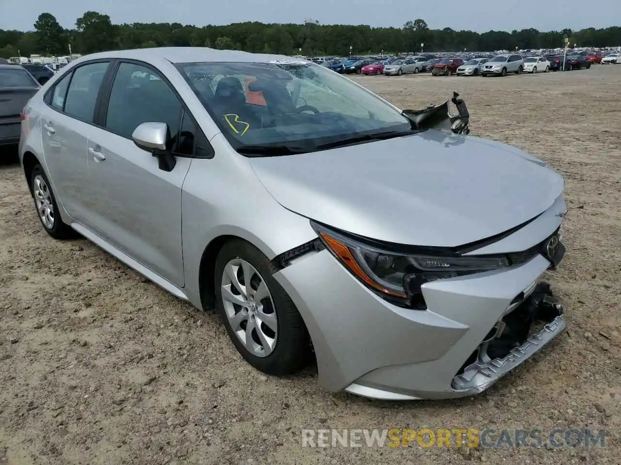 1 Photograph of a damaged car 5YFEPMAE1MP246618 TOYOTA COROLLA 2021