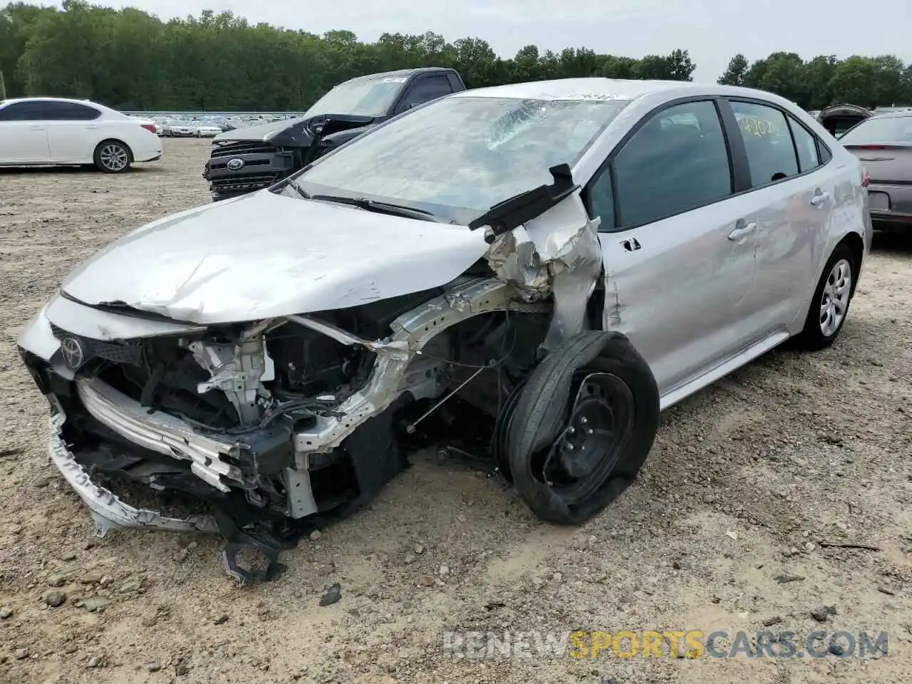 2 Photograph of a damaged car 5YFEPMAE1MP246618 TOYOTA COROLLA 2021