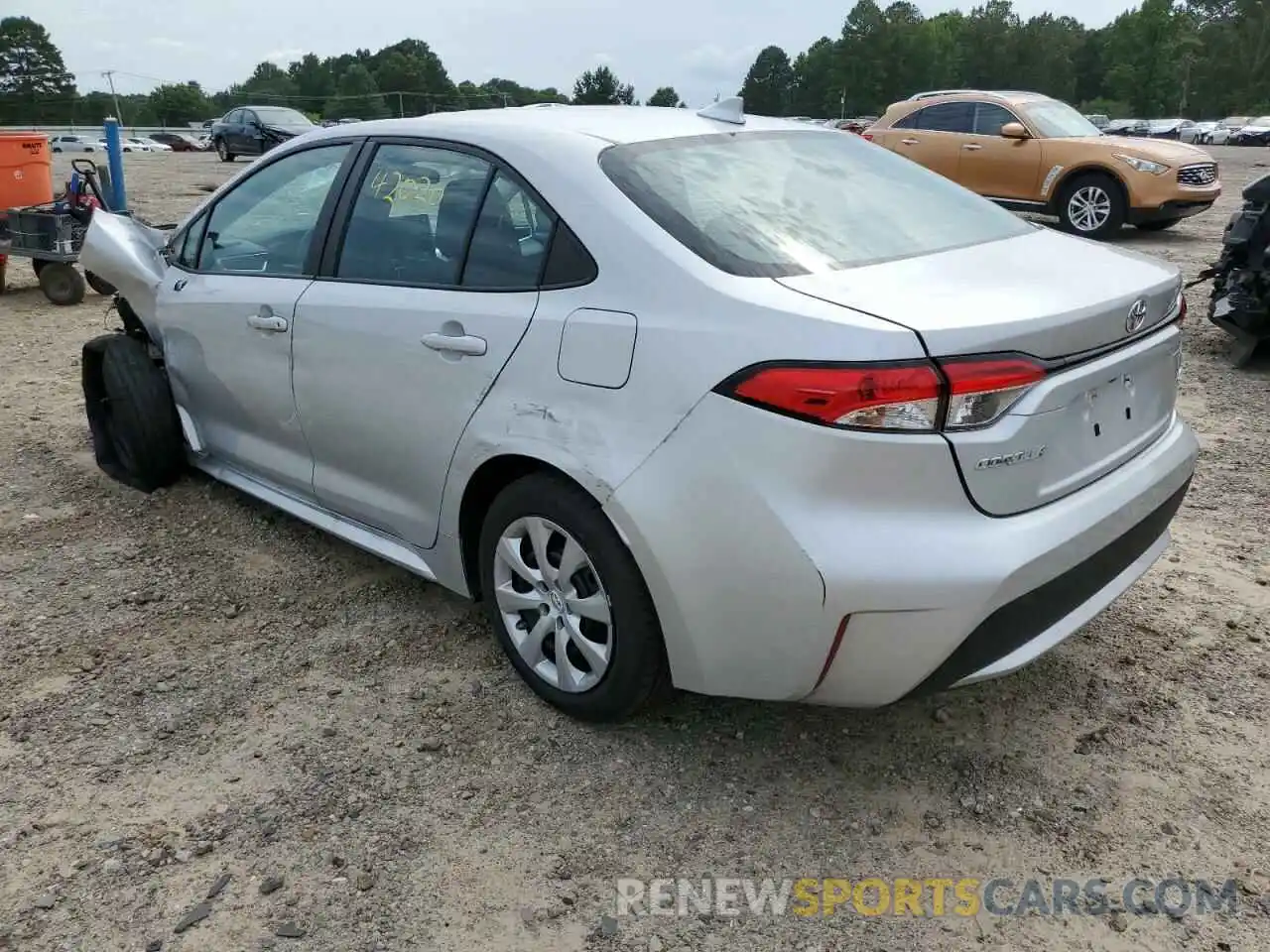 3 Photograph of a damaged car 5YFEPMAE1MP246618 TOYOTA COROLLA 2021