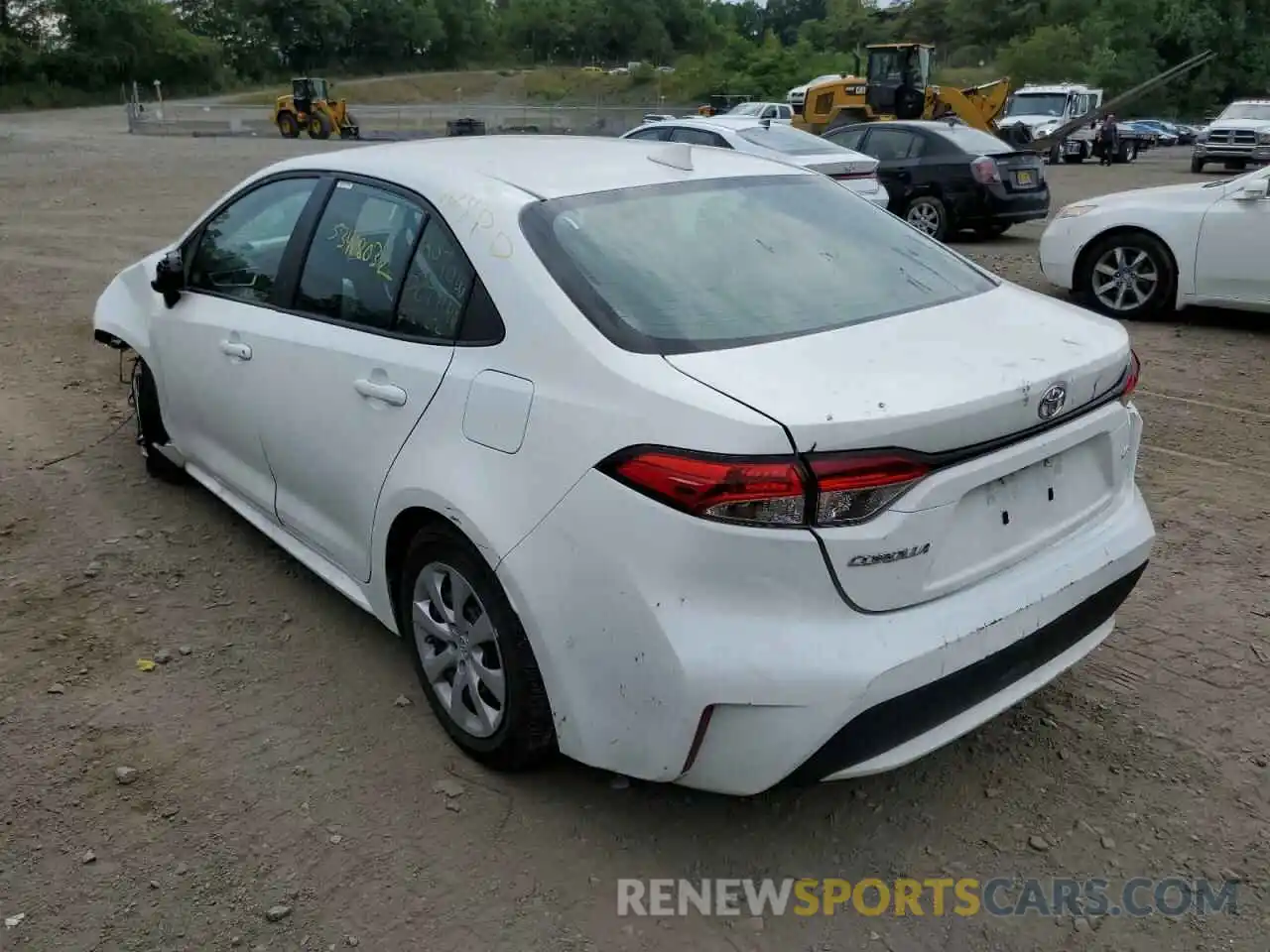 3 Photograph of a damaged car 5YFEPMAE1MP246876 TOYOTA COROLLA 2021