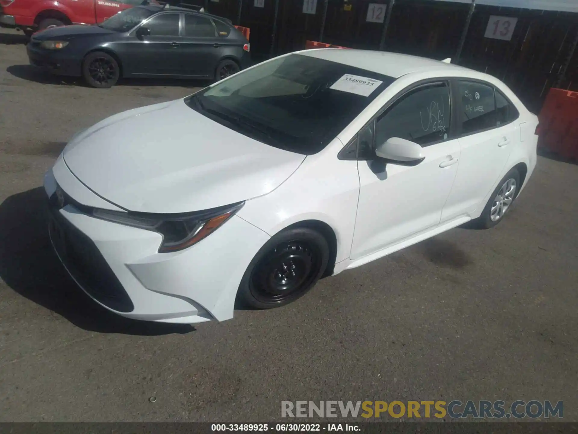 2 Photograph of a damaged car 5YFEPMAE1MP247185 TOYOTA COROLLA 2021