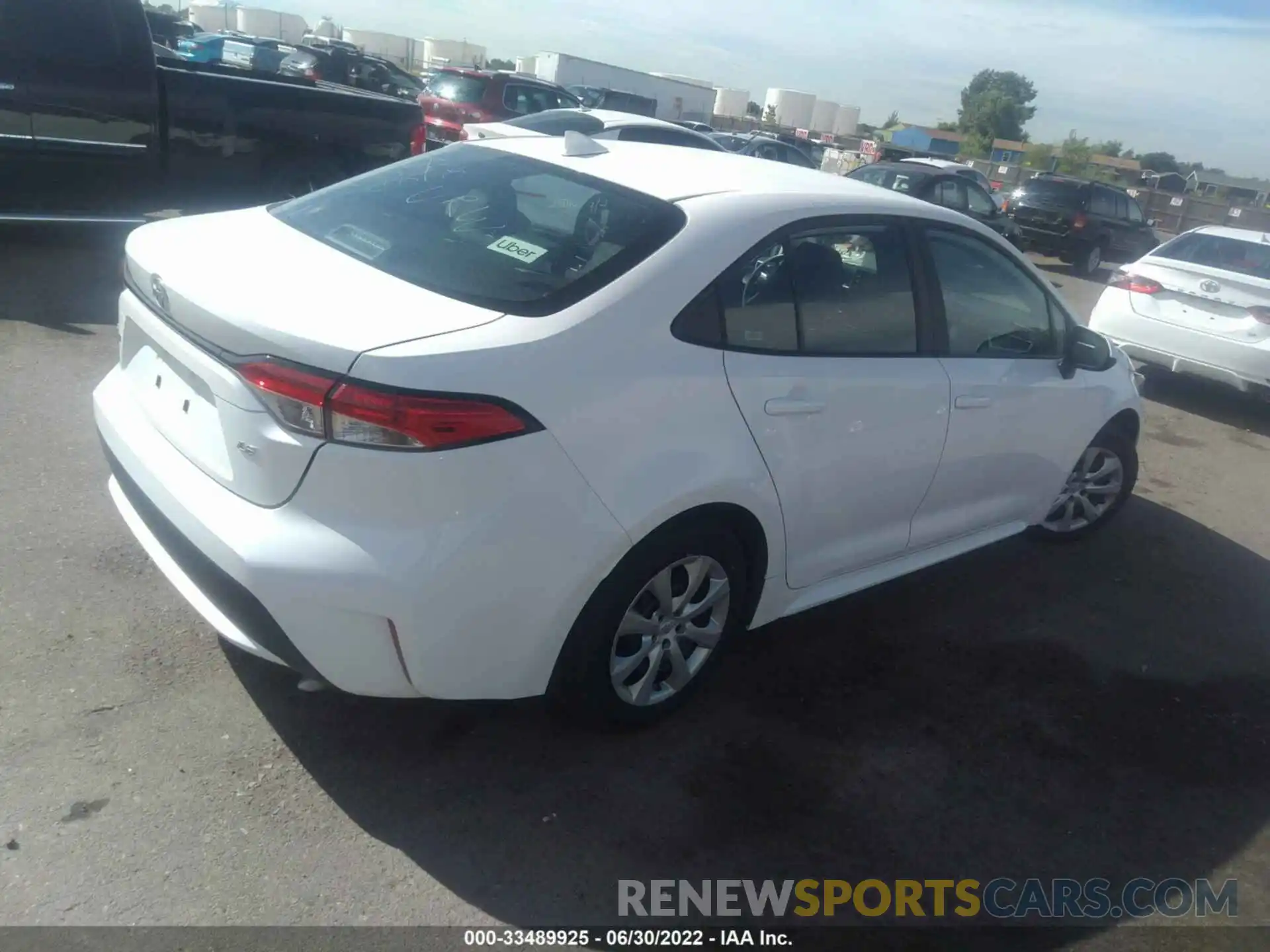 4 Photograph of a damaged car 5YFEPMAE1MP247185 TOYOTA COROLLA 2021