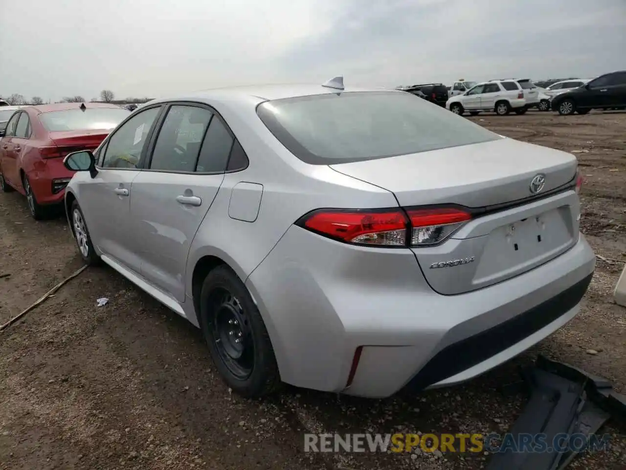 3 Photograph of a damaged car 5YFEPMAE1MP247333 TOYOTA COROLLA 2021