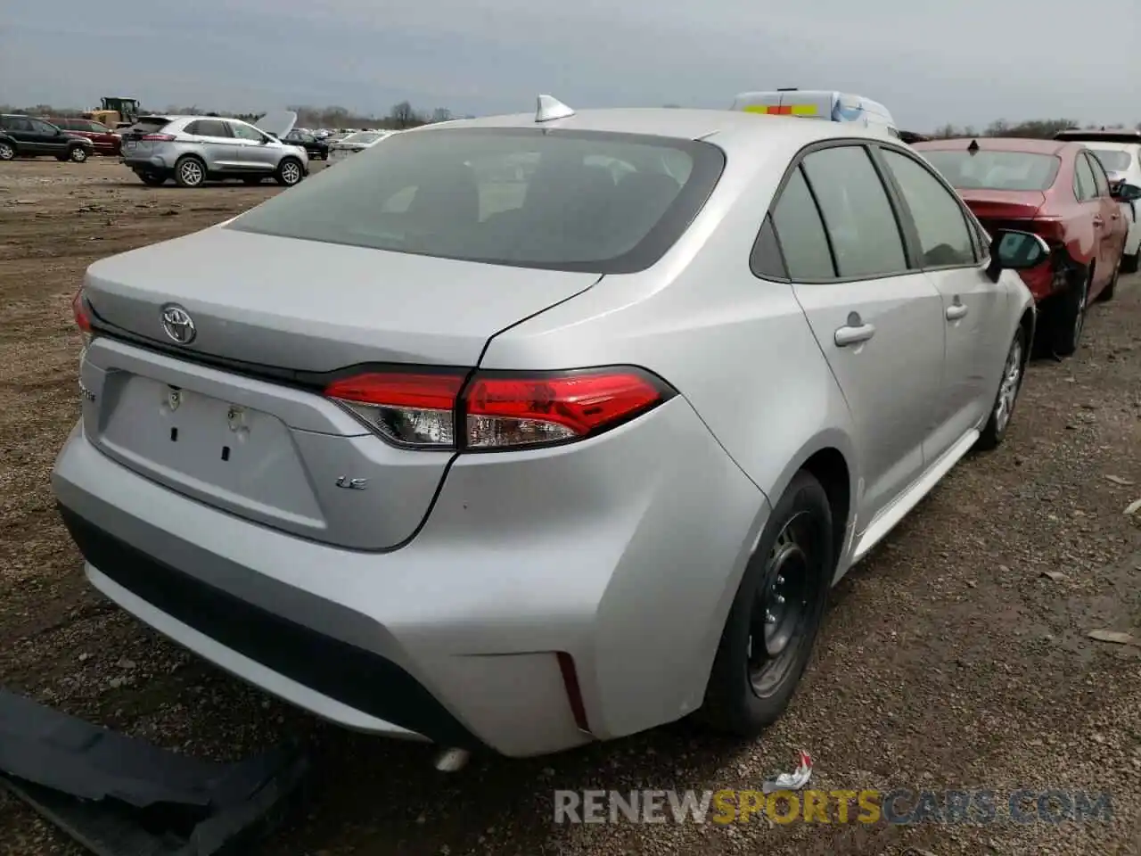 4 Photograph of a damaged car 5YFEPMAE1MP247333 TOYOTA COROLLA 2021