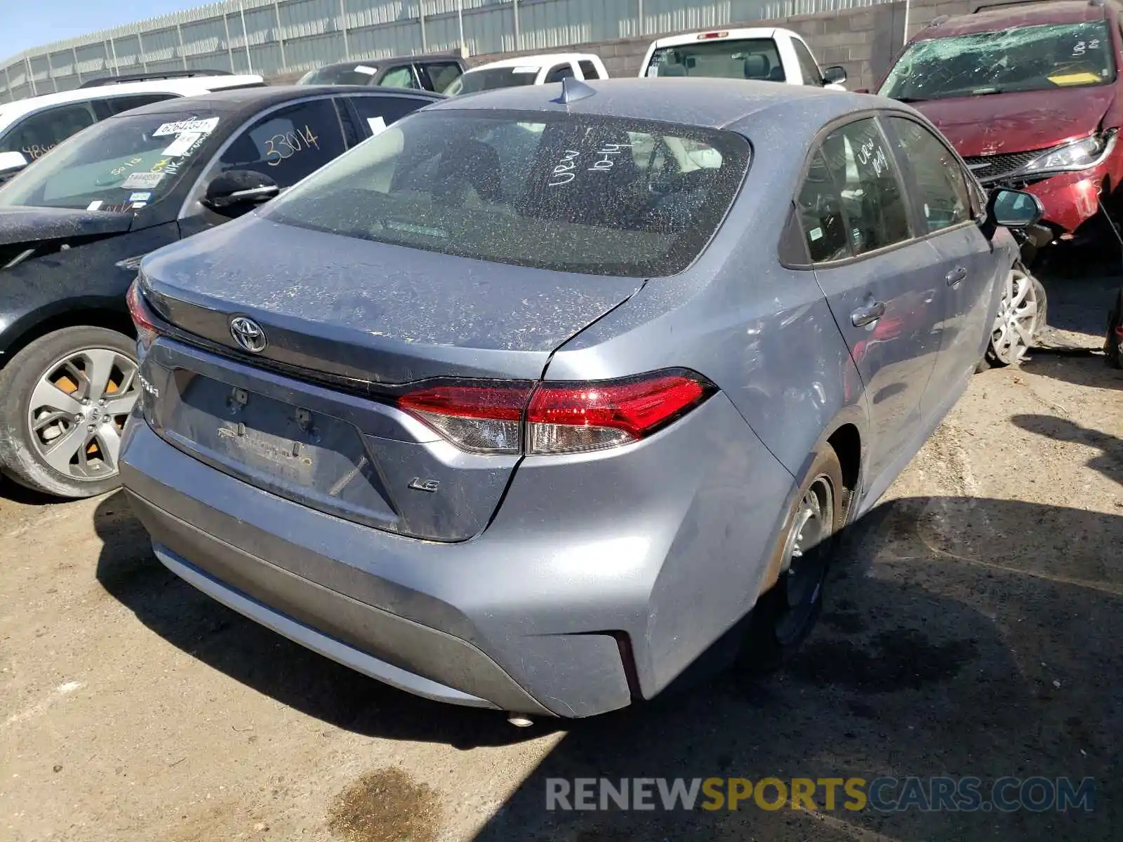 4 Photograph of a damaged car 5YFEPMAE1MP248465 TOYOTA COROLLA 2021