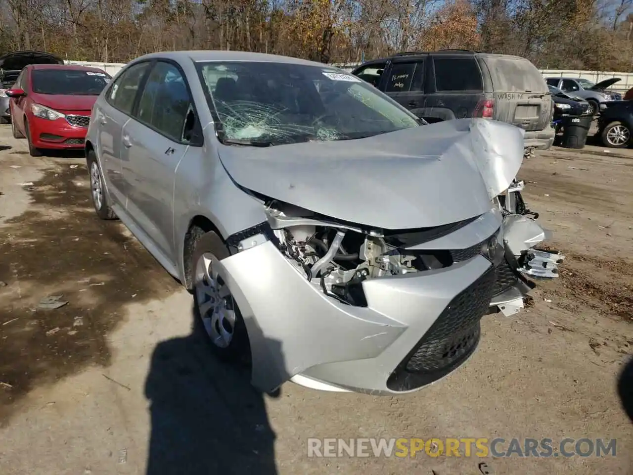 1 Photograph of a damaged car 5YFEPMAE1MP248692 TOYOTA COROLLA 2021