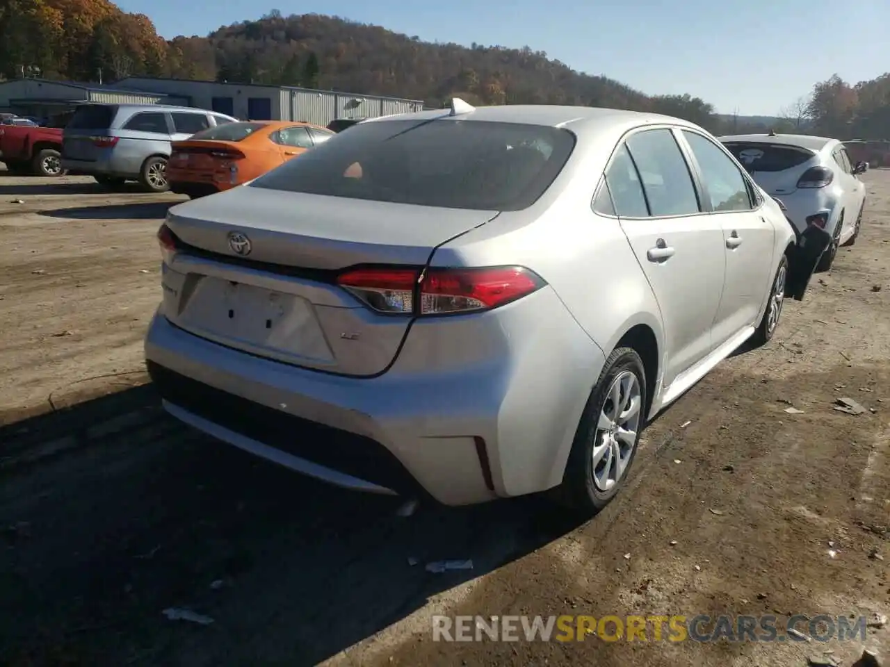 4 Photograph of a damaged car 5YFEPMAE1MP248692 TOYOTA COROLLA 2021