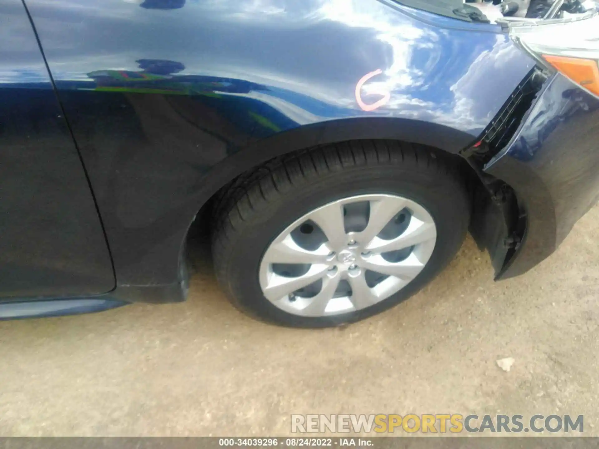 14 Photograph of a damaged car 5YFEPMAE1MP249406 TOYOTA COROLLA 2021