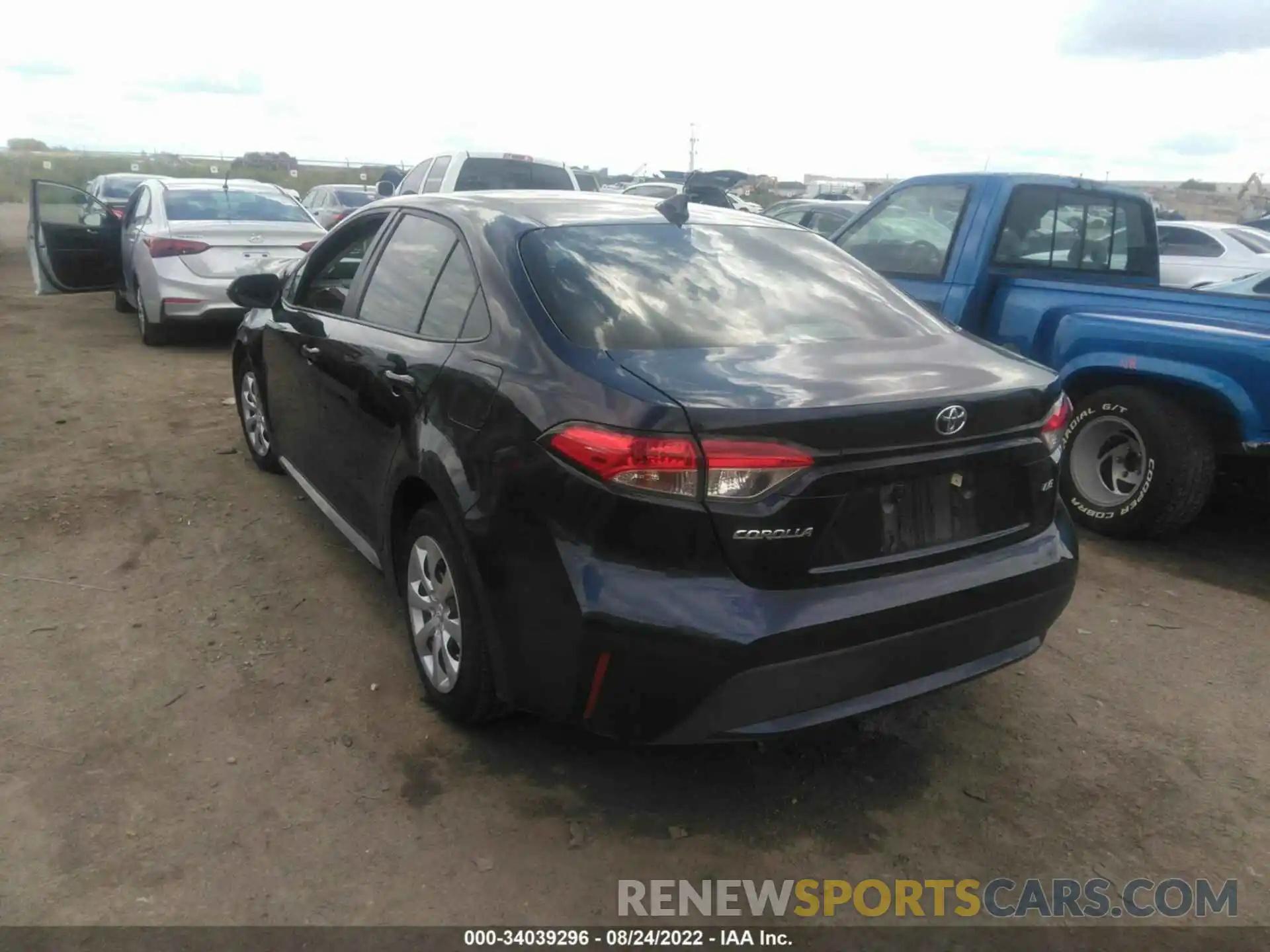 3 Photograph of a damaged car 5YFEPMAE1MP249406 TOYOTA COROLLA 2021