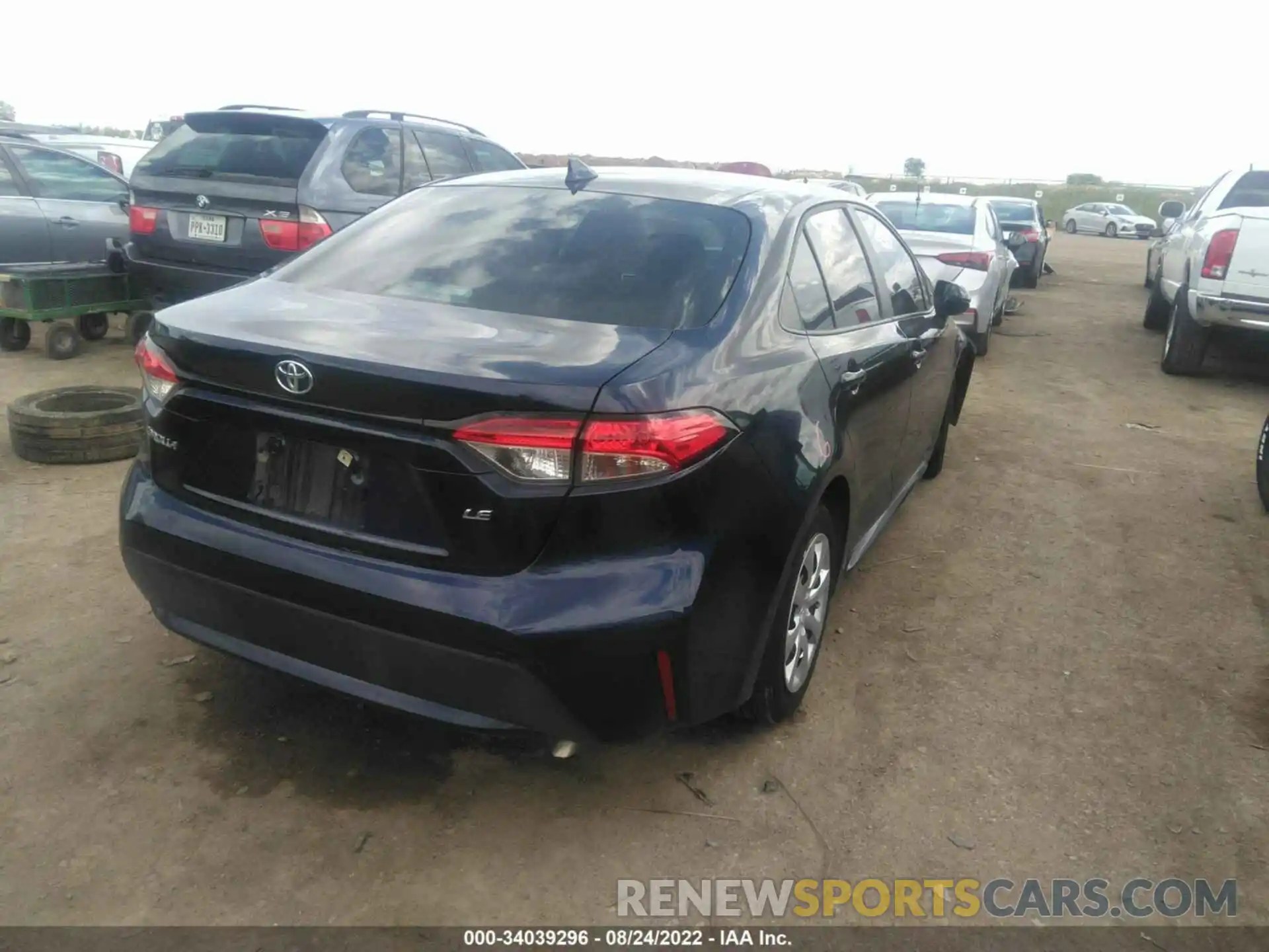 4 Photograph of a damaged car 5YFEPMAE1MP249406 TOYOTA COROLLA 2021