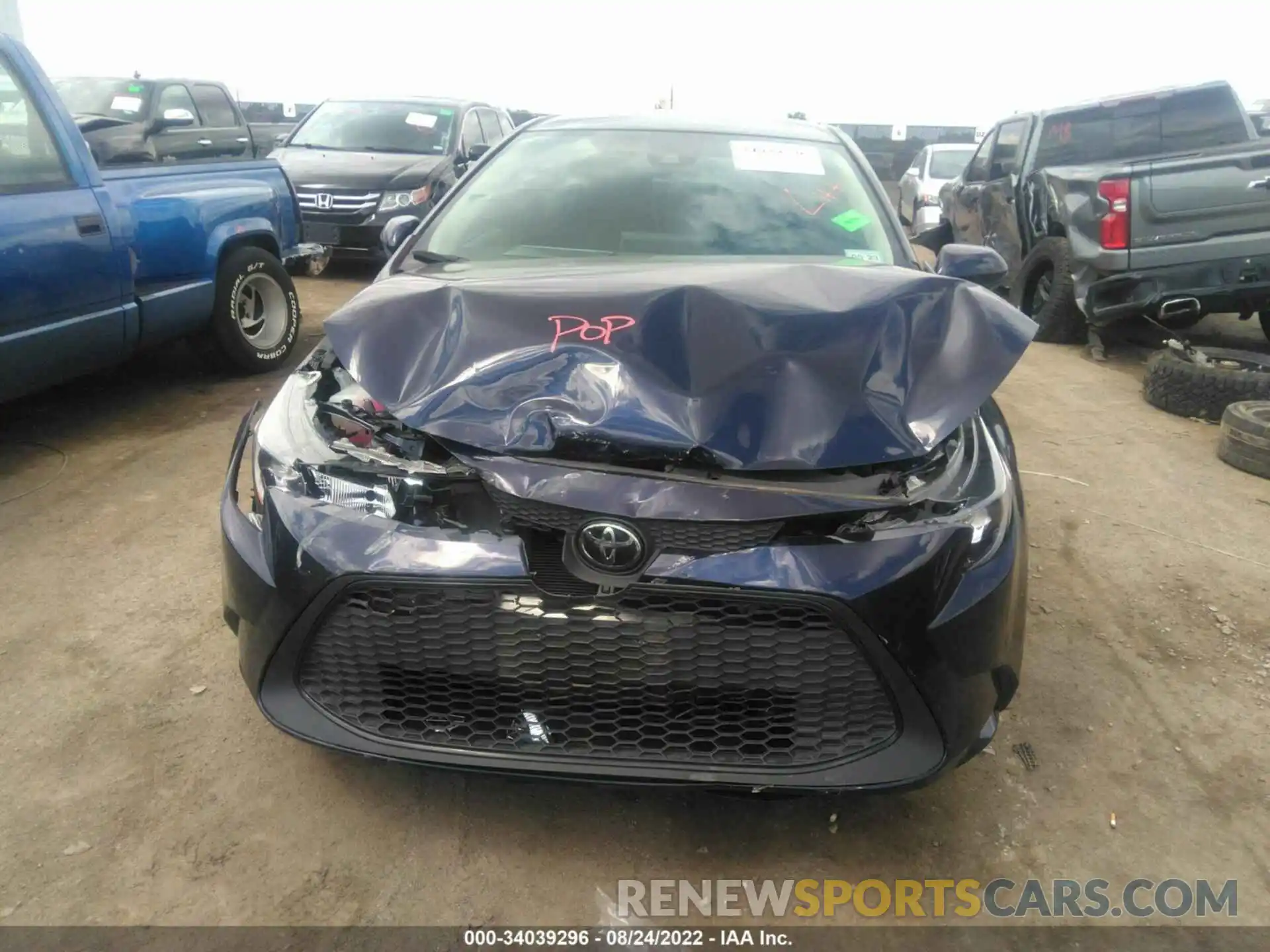 6 Photograph of a damaged car 5YFEPMAE1MP249406 TOYOTA COROLLA 2021