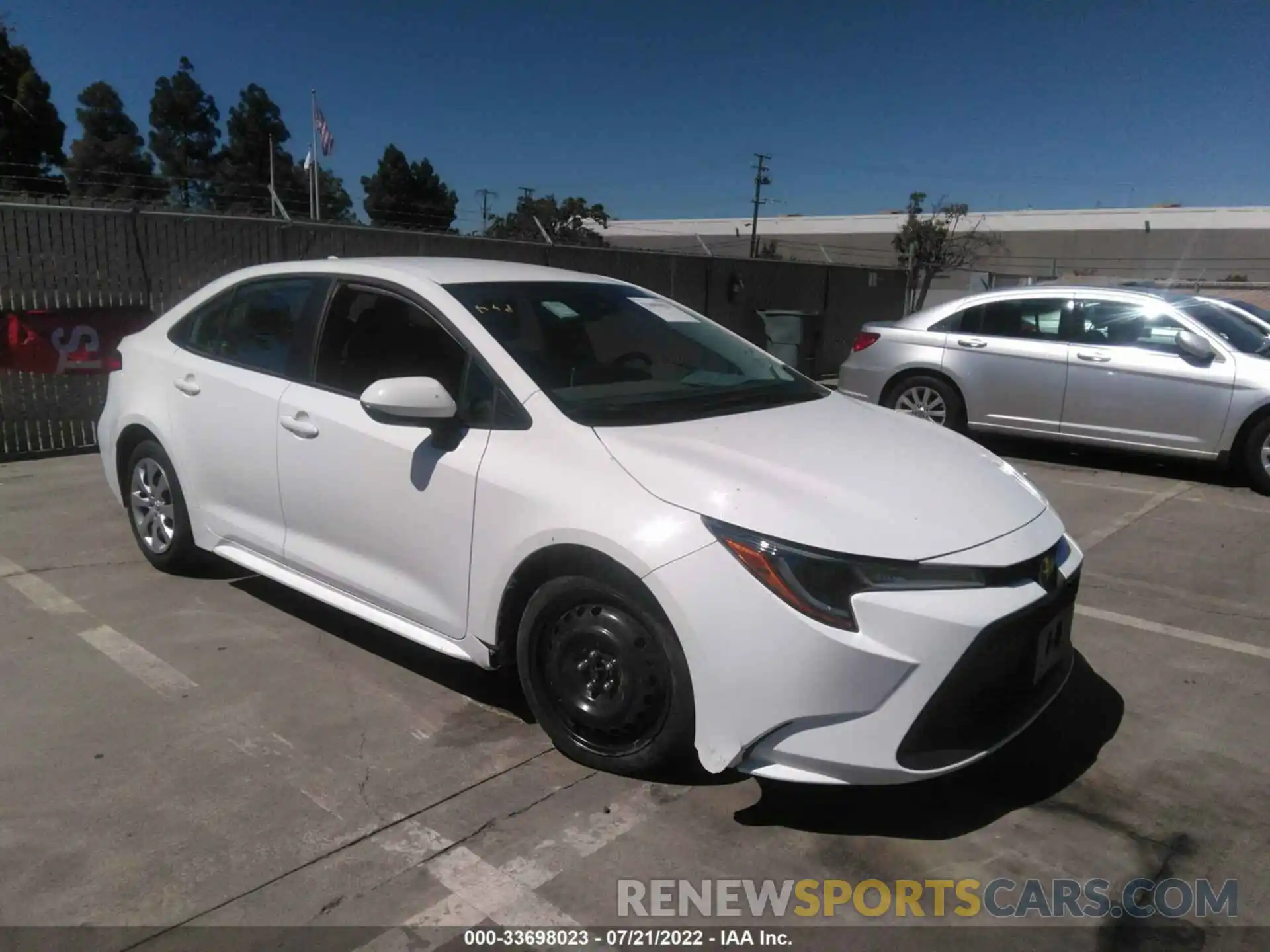 1 Photograph of a damaged car 5YFEPMAE1MP250202 TOYOTA COROLLA 2021