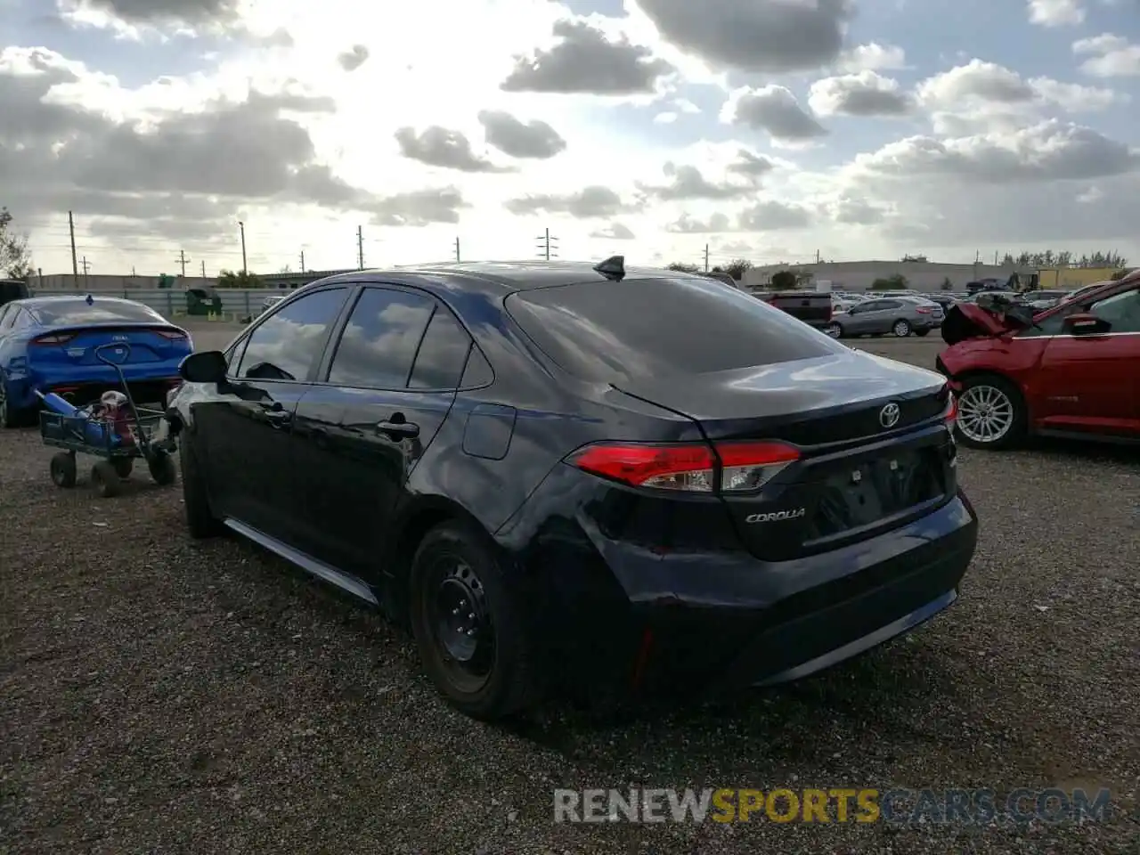 3 Photograph of a damaged car 5YFEPMAE1MP251687 TOYOTA COROLLA 2021