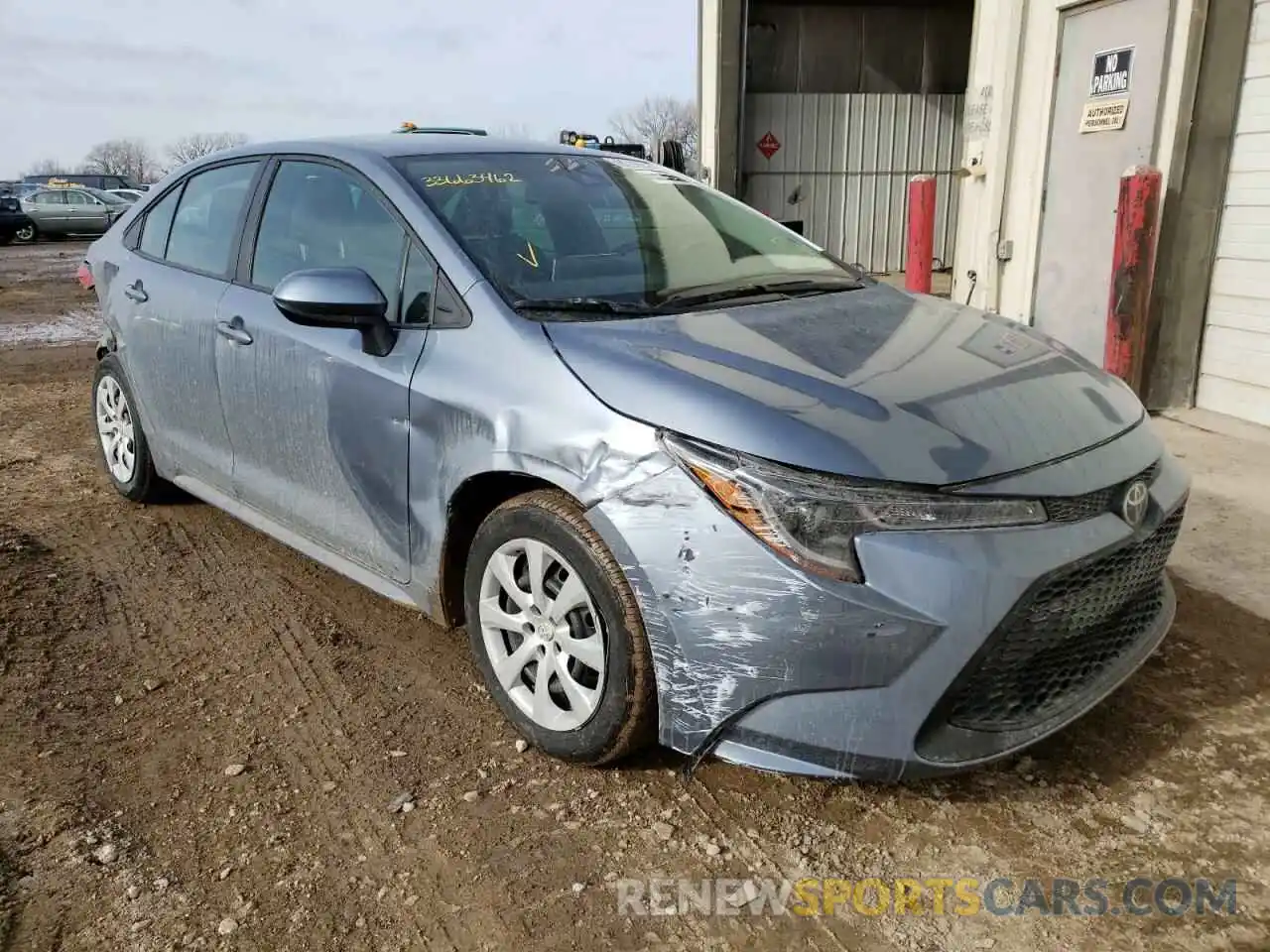 1 Photograph of a damaged car 5YFEPMAE1MP254394 TOYOTA COROLLA 2021