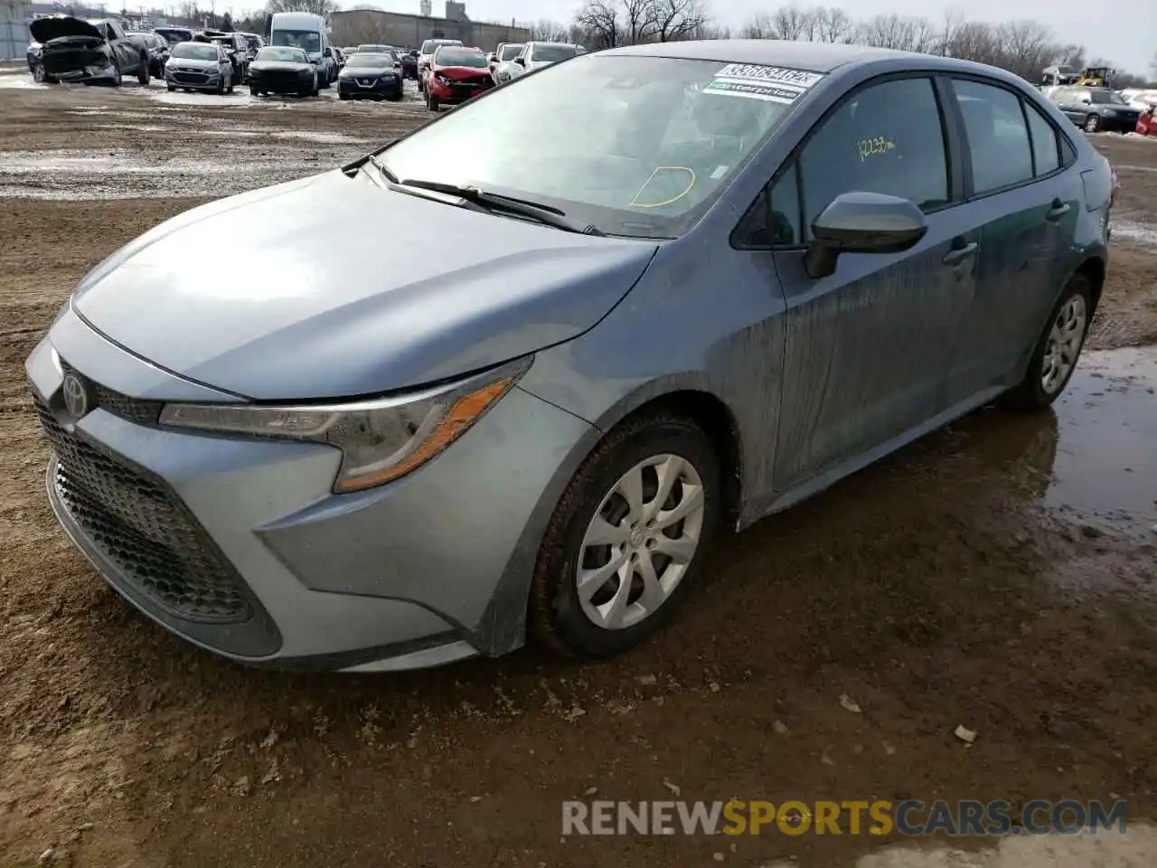 2 Photograph of a damaged car 5YFEPMAE1MP254394 TOYOTA COROLLA 2021