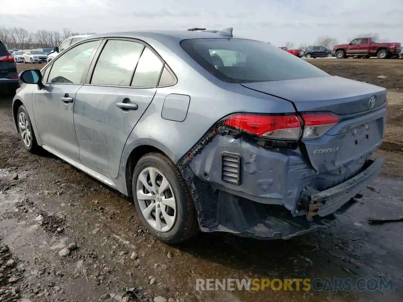 3 Photograph of a damaged car 5YFEPMAE1MP254394 TOYOTA COROLLA 2021