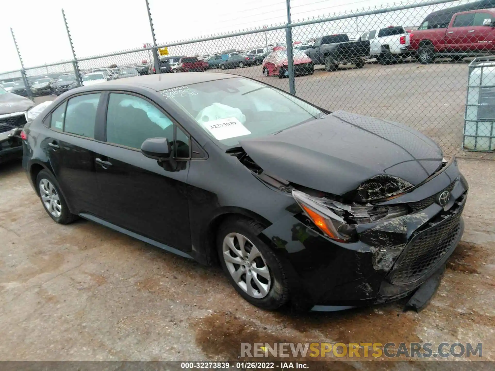 1 Photograph of a damaged car 5YFEPMAE1MP254704 TOYOTA COROLLA 2021