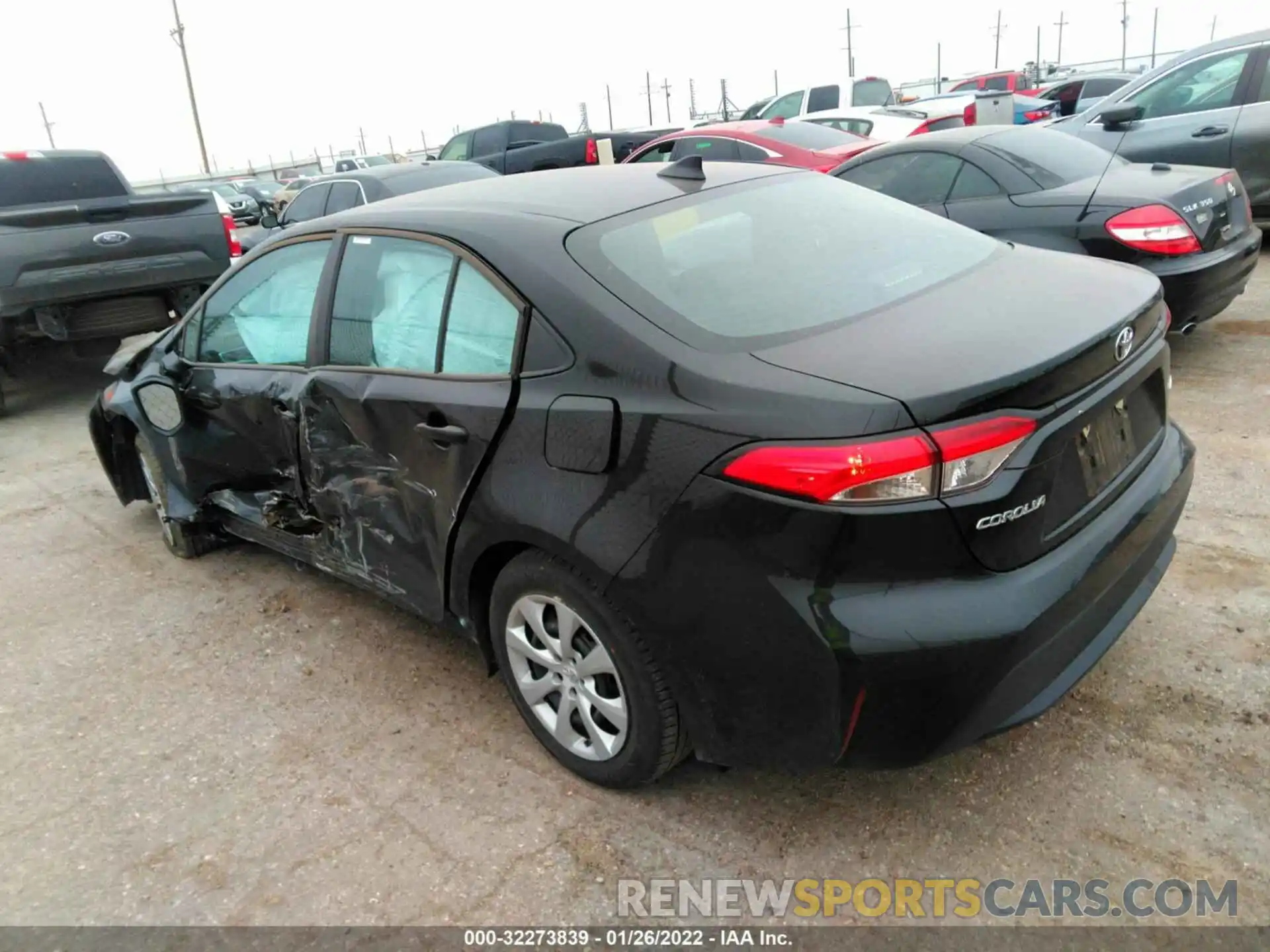 3 Photograph of a damaged car 5YFEPMAE1MP254704 TOYOTA COROLLA 2021