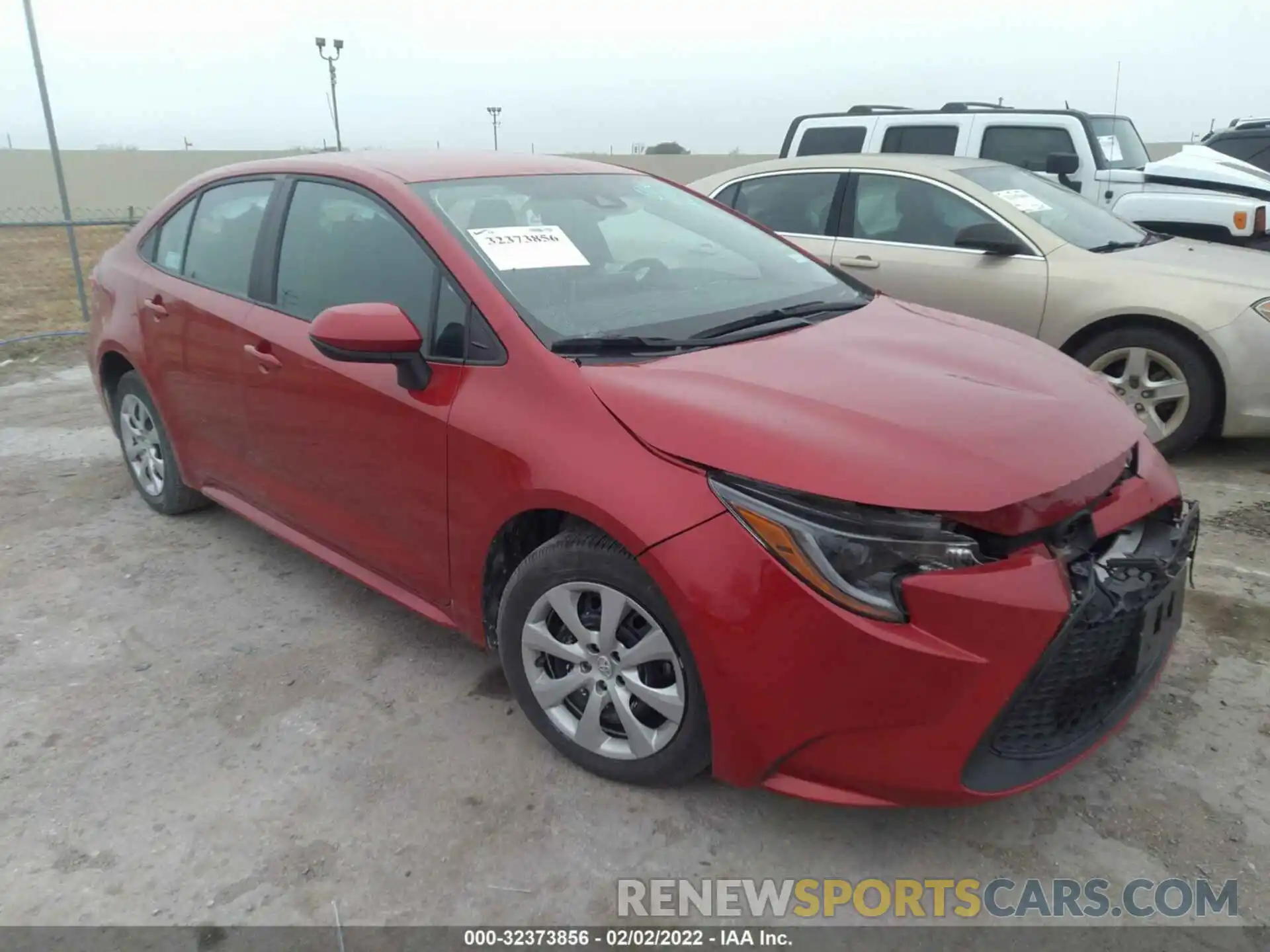 1 Photograph of a damaged car 5YFEPMAE1MP256940 TOYOTA COROLLA 2021