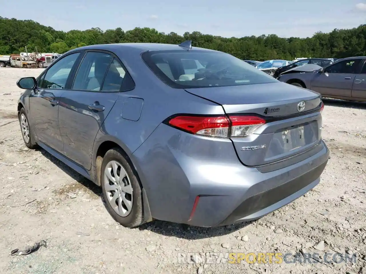 3 Photograph of a damaged car 5YFEPMAE1MP257151 TOYOTA COROLLA 2021