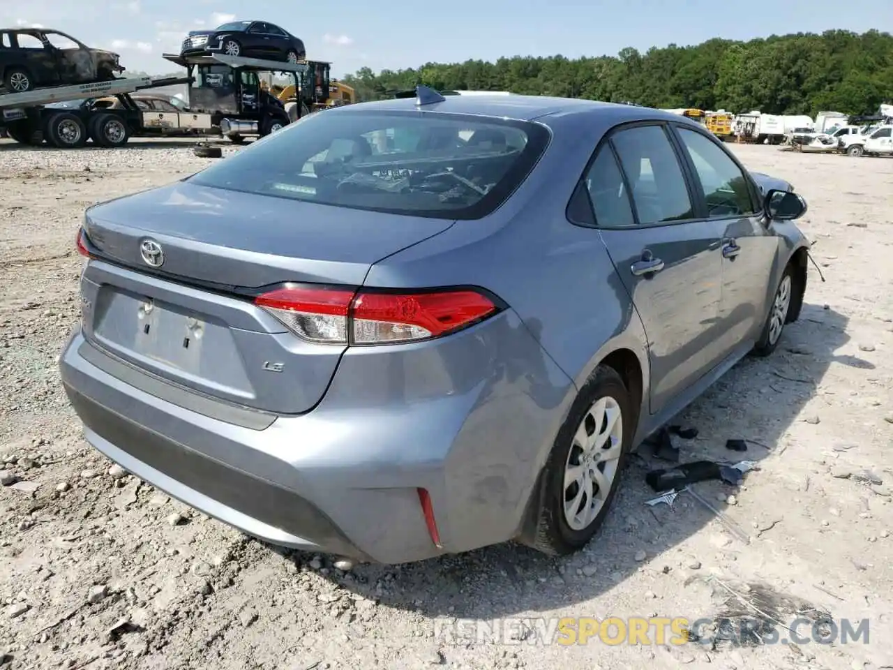 4 Photograph of a damaged car 5YFEPMAE1MP257151 TOYOTA COROLLA 2021