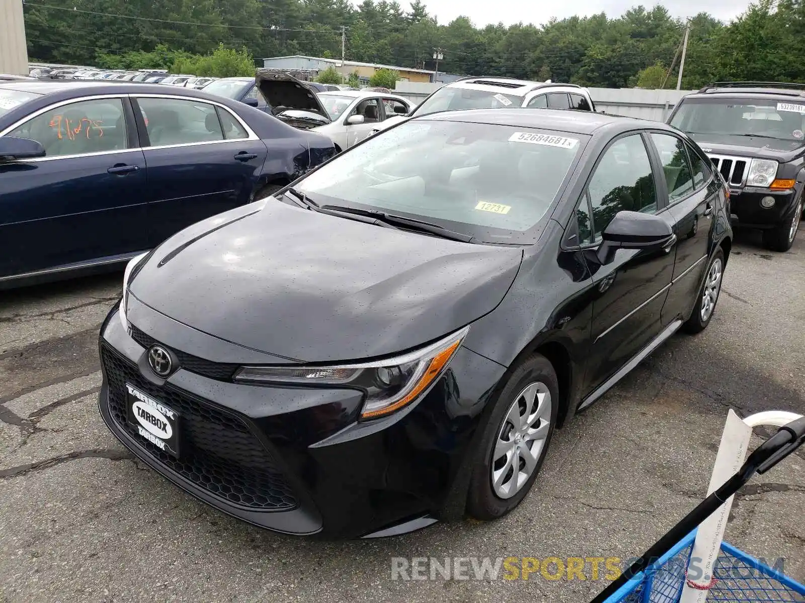 2 Photograph of a damaged car 5YFEPMAE1MP257327 TOYOTA COROLLA 2021