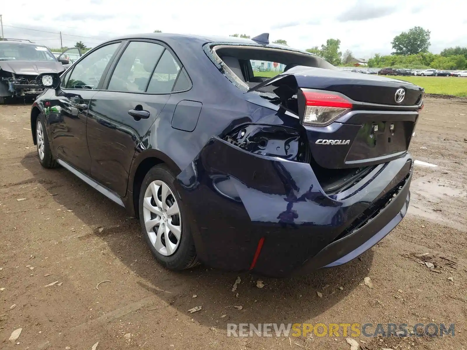 3 Photograph of a damaged car 5YFEPMAE1MP257649 TOYOTA COROLLA 2021