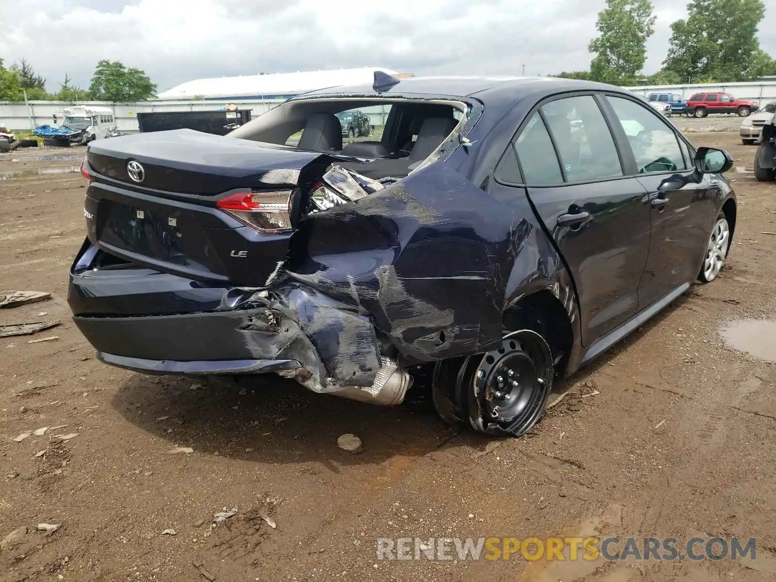 4 Photograph of a damaged car 5YFEPMAE1MP257649 TOYOTA COROLLA 2021