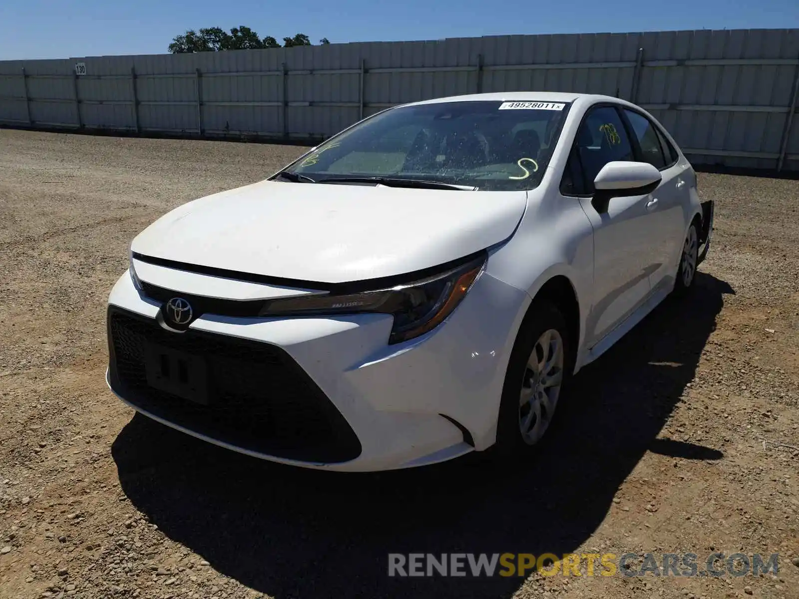 2 Photograph of a damaged car 5YFEPMAE1MP258056 TOYOTA COROLLA 2021