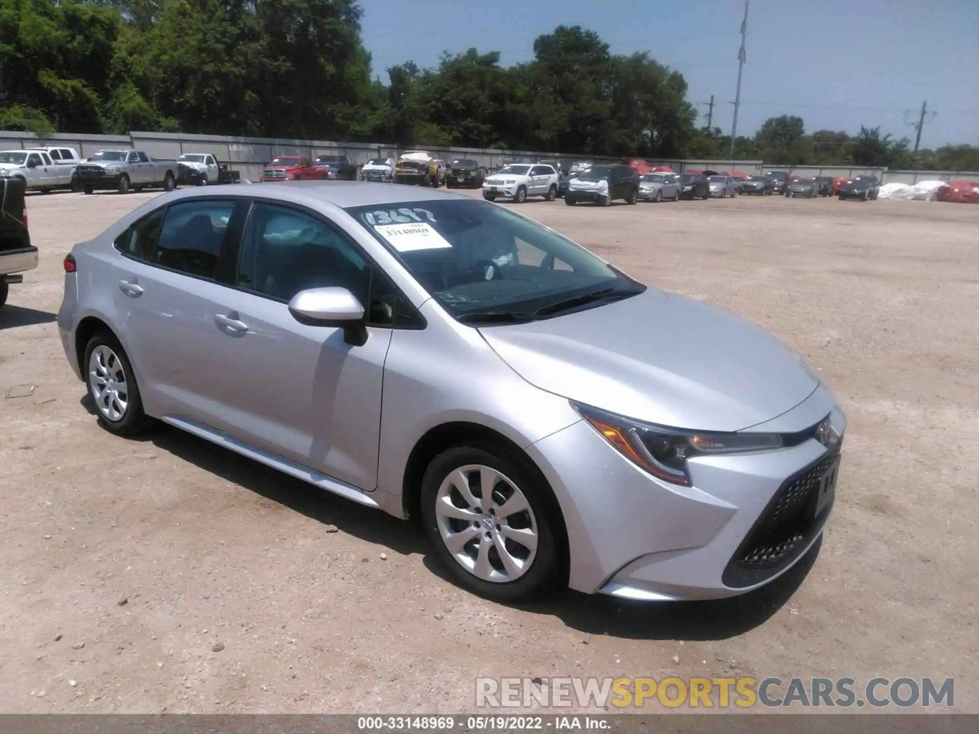 1 Photograph of a damaged car 5YFEPMAE1MP258381 TOYOTA COROLLA 2021