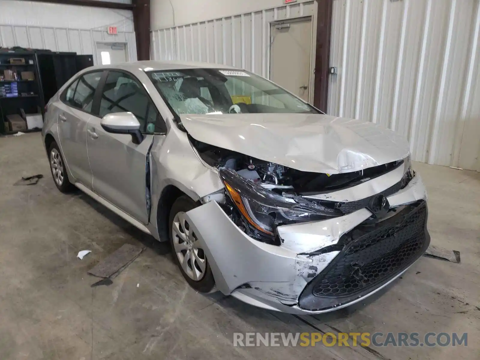 1 Photograph of a damaged car 5YFEPMAE1MP258459 TOYOTA COROLLA 2021