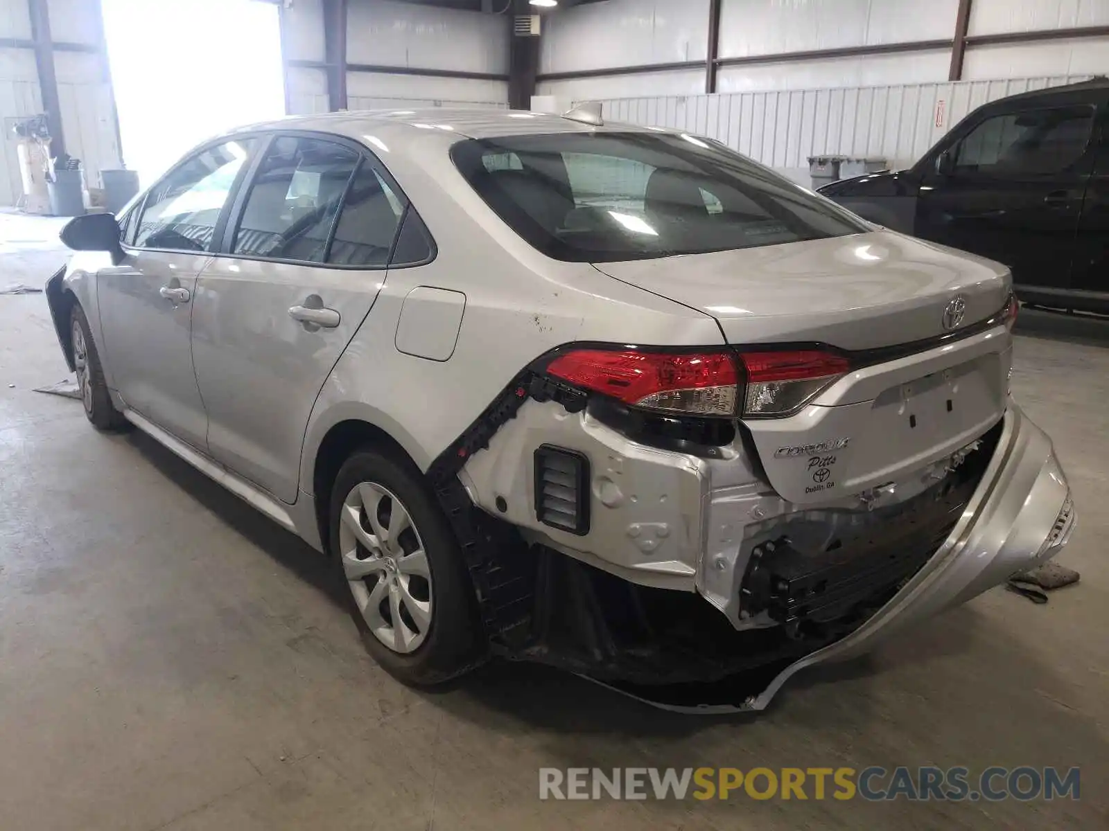 3 Photograph of a damaged car 5YFEPMAE1MP258459 TOYOTA COROLLA 2021