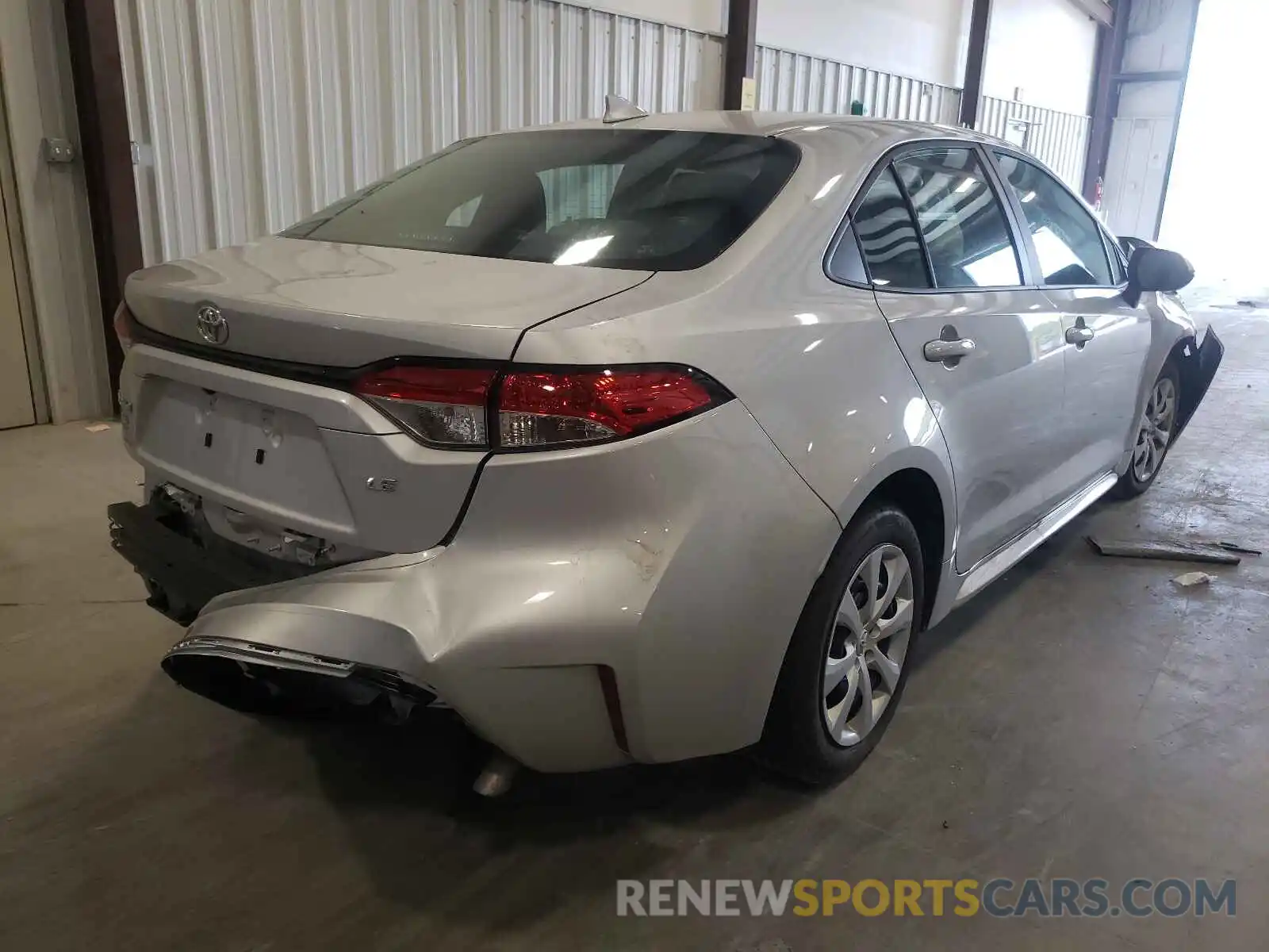 4 Photograph of a damaged car 5YFEPMAE1MP258459 TOYOTA COROLLA 2021